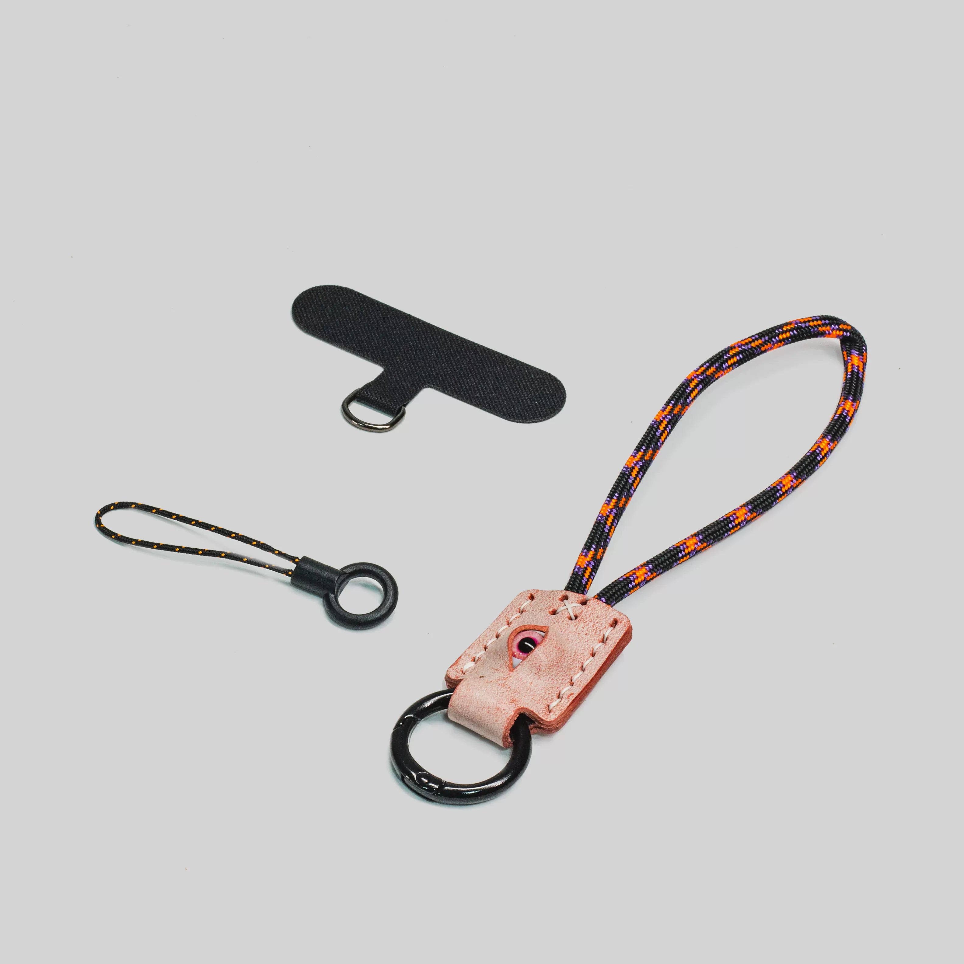 Heatseeking Keychain Mobile Phone Lanyard Anti-Lost Creative Umbrella Rope Handmade Car Key Rope Small Pendant Personality