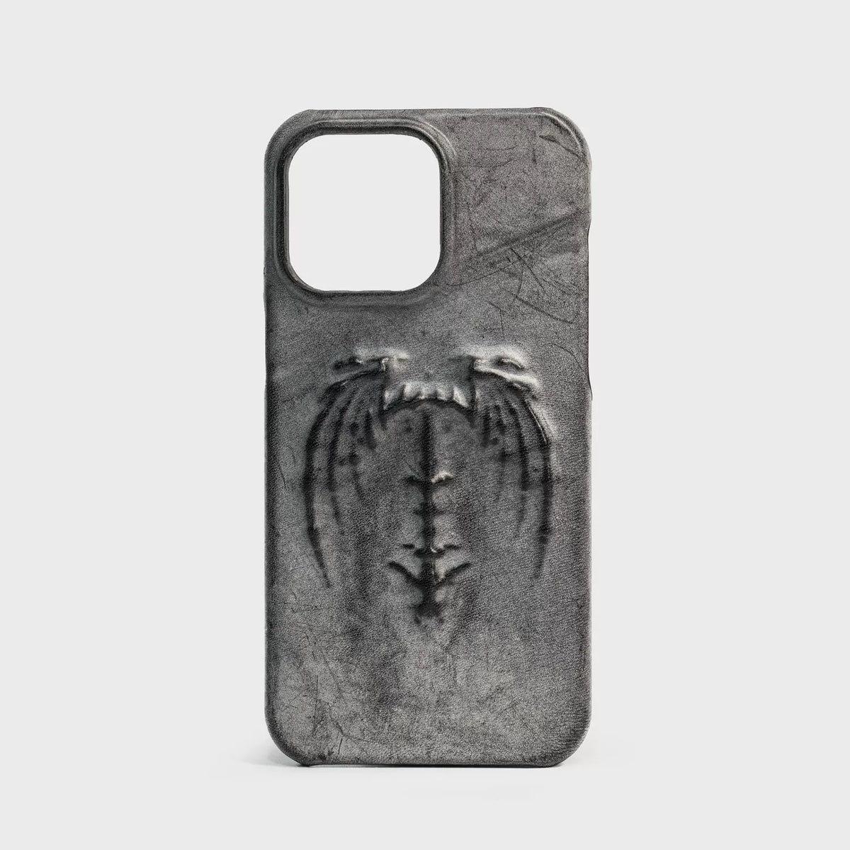 Retro Gothic vampire bat wing embossed dark style mobile phone case creative suitable for Apple iPhone16 punk accessories mobile phone protective cover 15promax17pro art style