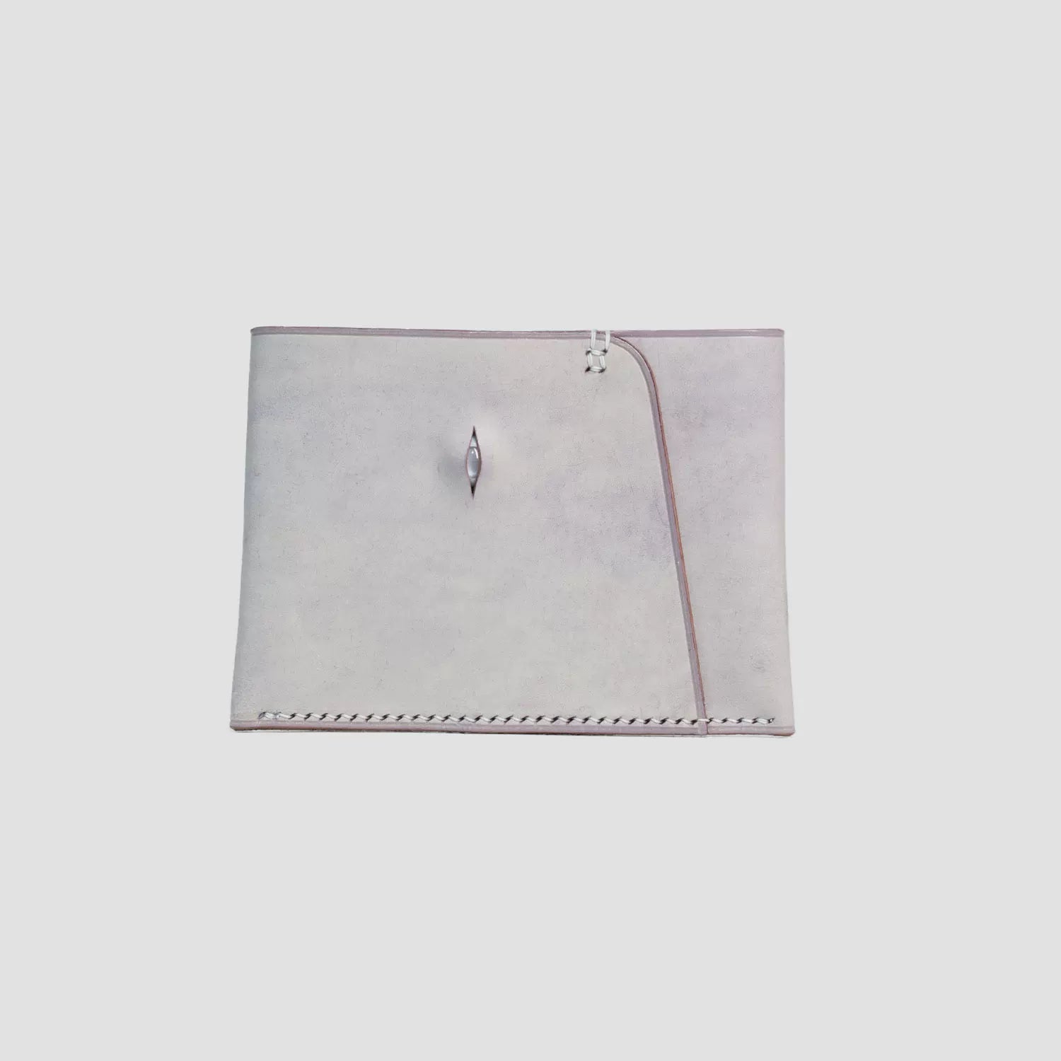 Handmade Card Bag Youth Wallet Card Slot Cowhide Niche Creative Eye Gift Genuine Leather Handmade Leather Goods Storage Bag