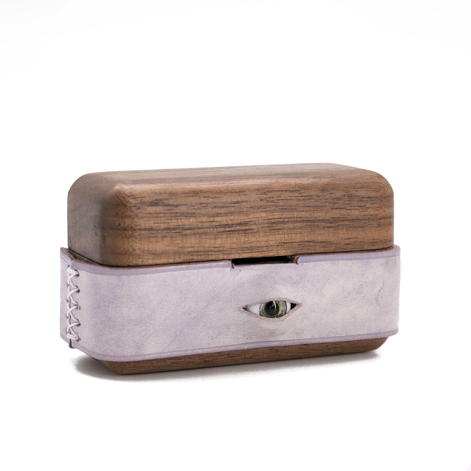 Sony WF-1000xm6 handmade genuine leather walnut suitable for Bluetooth headset protective cover WF-1000xm5 all-inclusive 4th and 5th generation wooden eyes linkbuds S creative