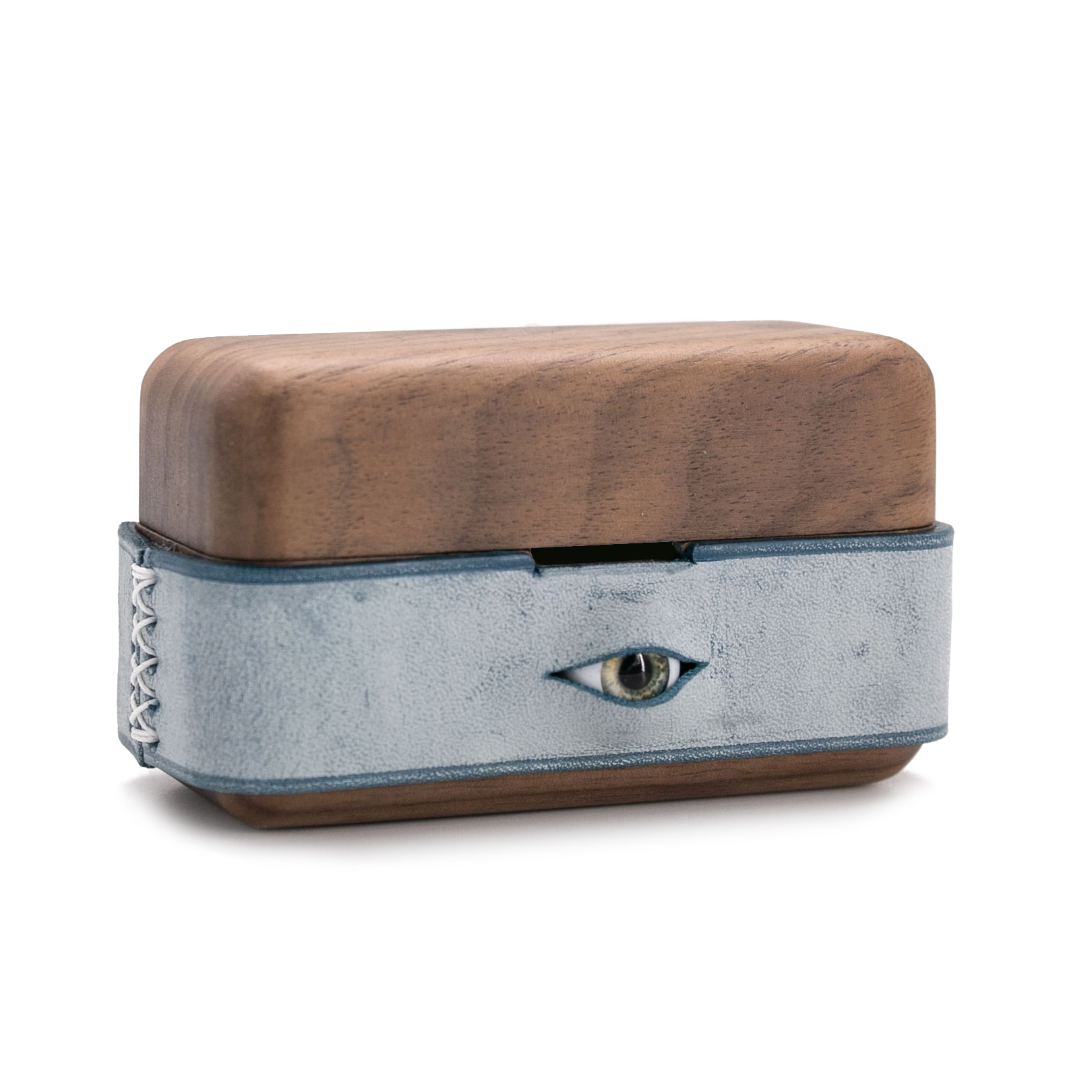 Sony WF-1000xm6 handmade genuine leather walnut suitable for Bluetooth headset protective cover WF-1000xm5 all-inclusive 4th and 5th generation wooden eyes linkbuds S creative